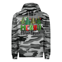 Slate Camo merry christmas trees Premium Hoodie - MaliasSmallBusiness
