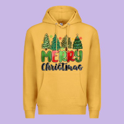 Premium Hoodie merry christmas trees