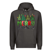 Smoke merry christmas trees Premium Hoodie - MaliasSmallBusiness