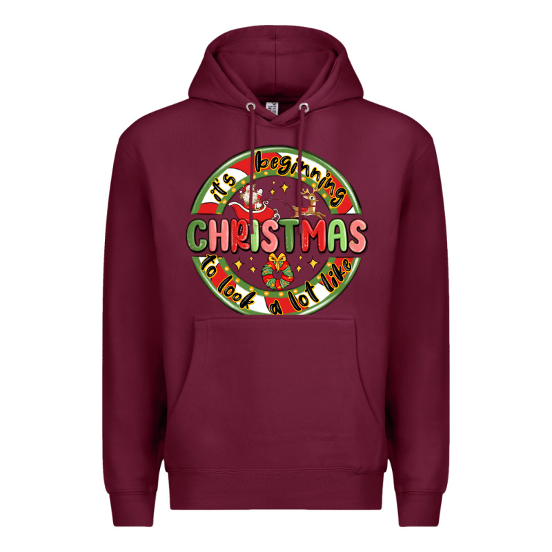It's Beginning To Look A Lot Like Christmas Premium Hoodie by MaliasSmallBusiness | Teevron
