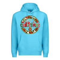 Ocean Blue it's beginning to look a lot like christmas Premium Hoodie - MaliasSmallBusiness