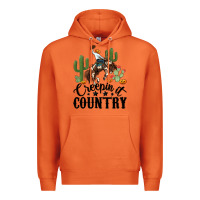 Carrot creepin it country rodeo Premium Hoodie - MaliasSmallBusiness
