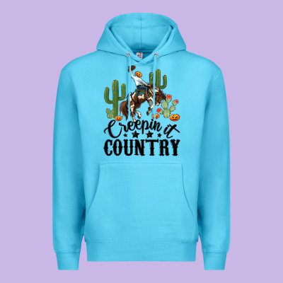 Premium Hoodie creepin it country rodeo