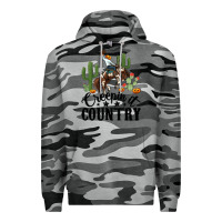 Slate Camo creepin it country rodeo Premium Hoodie - MaliasSmallBusiness