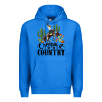 True Royal creepin it country rodeo Premium Hoodie - MaliasSmallBusiness