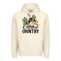 Sandshell creepin it country rodeo Premium Hoodie - MaliasSmallBusiness