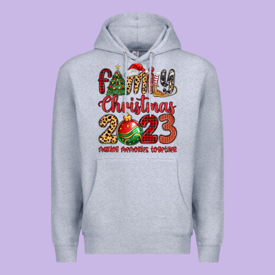 Premium Hoodie family christmas 2023 making memories together