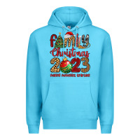 Ocean Blue family christmas 2023 making memories together Premium Hoodie - MaliasSmallBusiness
