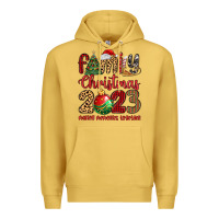 Antique Gold family christmas 2023 making memories together Premium Hoodie - MaliasSmallBusiness