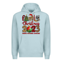 Blue Mist family christmas 2023 making memories together Premium Hoodie - MaliasSmallBusiness