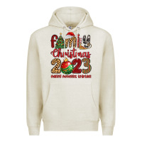 Oatmeal Heather family christmas 2023 making memories together Premium Hoodie - MaliasSmallBusiness