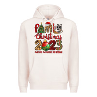 Pale Pink family christmas 2023 making memories together Premium Hoodie - MaliasSmallBusiness