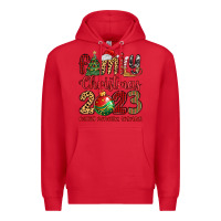Red family christmas 2023 making memories together Premium Hoodie - MaliasSmallBusiness