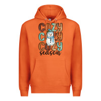 Carrot cozy season snowman Premium Hoodie - MaliasSmallBusiness
