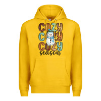 Lemon cozy season snowman Premium Hoodie - MaliasSmallBusiness
