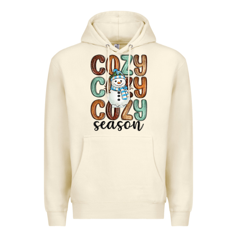 Cozy Season Snowman Premium Hoodie by MaliasSmallBusiness | Teevron