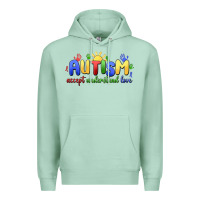 Seafoam autism accept understand love Premium Hoodie - MaliasSmallBusiness