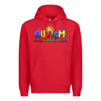 Red autism accept understand love Premium Hoodie - MaliasSmallBusiness