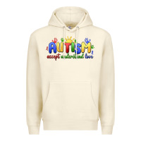 Sandshell autism accept understand love Premium Hoodie - MaliasSmallBusiness
