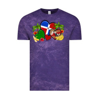 Dominican Republic Hearts Vintage Tee | Teevron