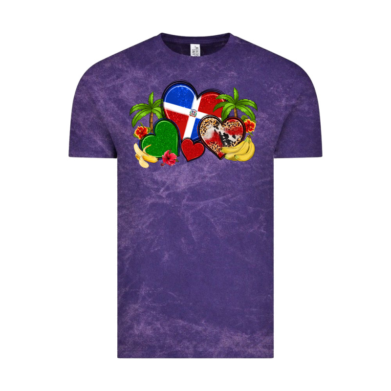 Dominican Republic Hearts Vintage Tee by Artiststas | Teevron