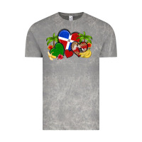 Cloud Rock dominican republic hearts Vintage Tee - Artiststas