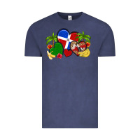 Vintage Denim dominican republic hearts Vintage Tee - Artiststas