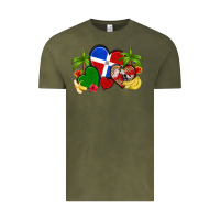Vintage Olive dominican republic hearts Vintage Tee - Artiststas
