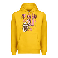 Lemon anxiety skeleton hand Premium Hoodie - MaliasSmallBusiness
