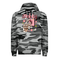 Slate Camo anxiety skeleton hand Premium Hoodie - MaliasSmallBusiness