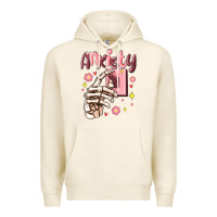 Tofu anxiety skeleton hand Premium Hoodie - MaliasSmallBusiness