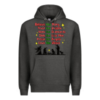 Charcoal Heather jesus and family belive like mary Premium Hoodie - MaliasSmallBusiness