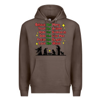 Coffee jesus and family belive like mary Premium Hoodie - MaliasSmallBusiness