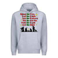 Heather Grey jesus and family belive like mary Premium Hoodie - MaliasSmallBusiness