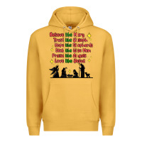 Jesus And Family Belive Like Mary Premium Hoodie | Teevron