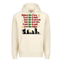Tofu jesus and family belive like mary Premium Hoodie - MaliasSmallBusiness