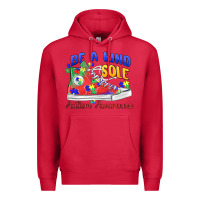 Cardinal be a kind sole autism awareness Premium Hoodie - MaliasSmallBusiness