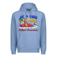 Colony Blue be a kind sole autism awareness Premium Hoodie - MaliasSmallBusiness