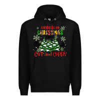 Black farm fresh christmas trees Premium Hoodie - MaliasSmallBusiness