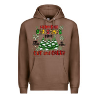 Chestnut farm fresh christmas trees Premium Hoodie - MaliasSmallBusiness