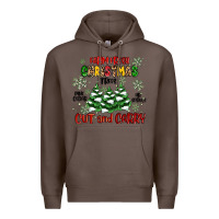 Coffee farm fresh christmas trees Premium Hoodie - MaliasSmallBusiness