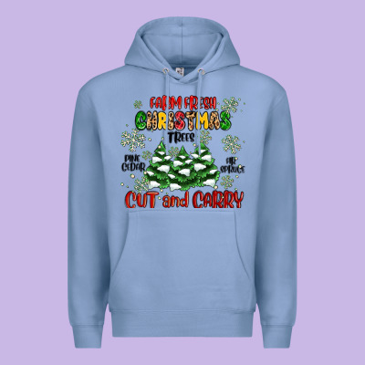 Premium Hoodie farm fresh christmas trees