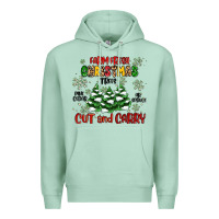 Seafoam farm fresh christmas trees Premium Hoodie - MaliasSmallBusiness