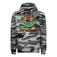 Slate Camo farm fresh christmas trees Premium Hoodie - MaliasSmallBusiness