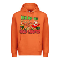Carrot happ yee haw lidays Premium Hoodie - MaliasSmallBusiness