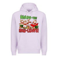Lilac happ yee haw lidays Premium Hoodie - MaliasSmallBusiness