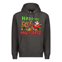 Smoke happ yee haw lidays Premium Hoodie - MaliasSmallBusiness