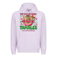 Lilac tis the season for tamales tama la la la Premium Hoodie - MaliasSmallBusiness