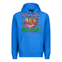 True Royal tis the season for tamales tama la la la Premium Hoodie - MaliasSmallBusiness