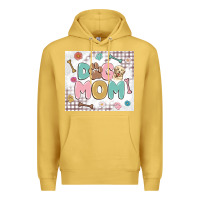Antique Gold dog mom Premium Hoodie - MaliasSmallBusiness